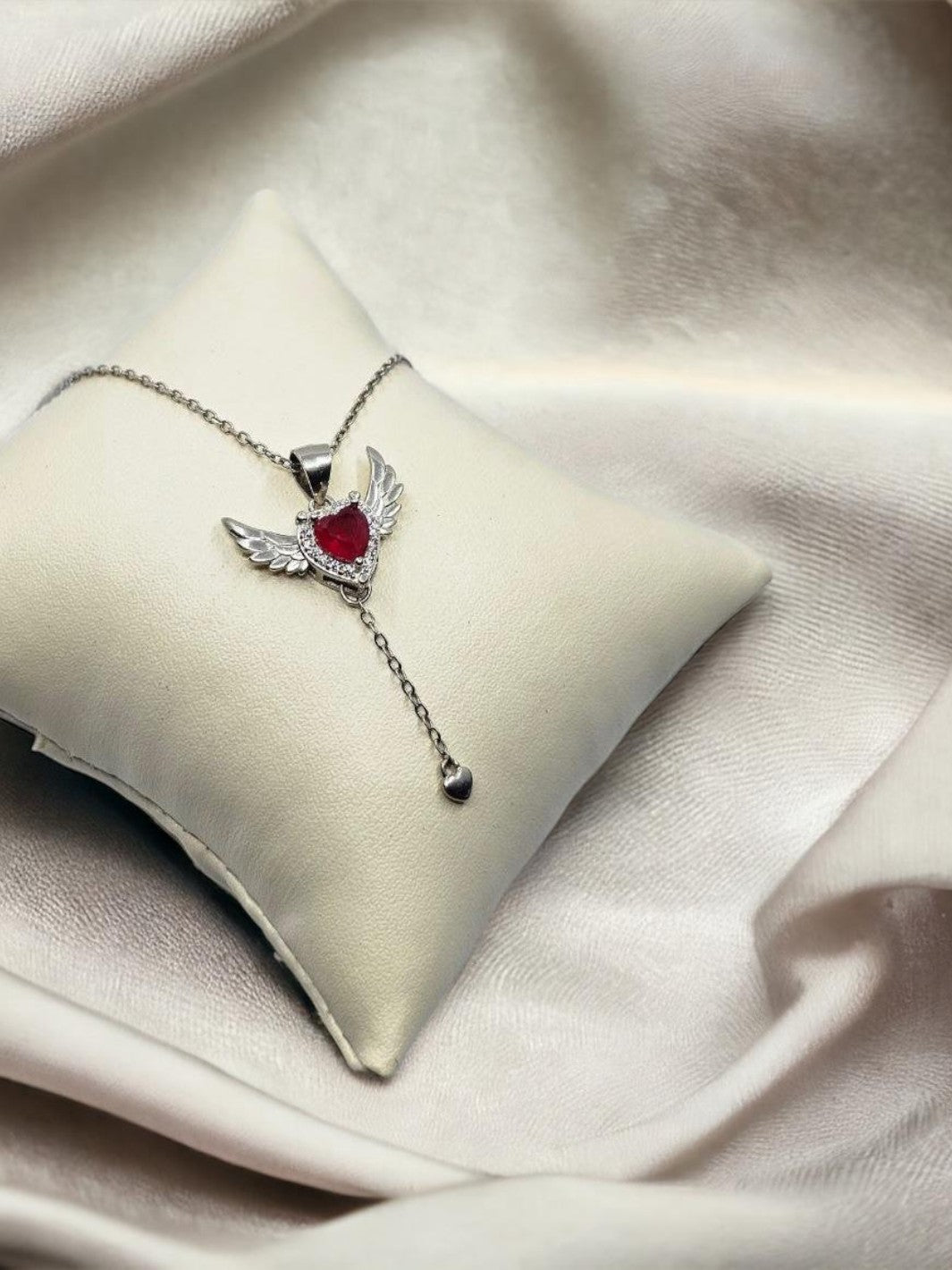 Angel Wing Heart Pendant - PSA Jewels
