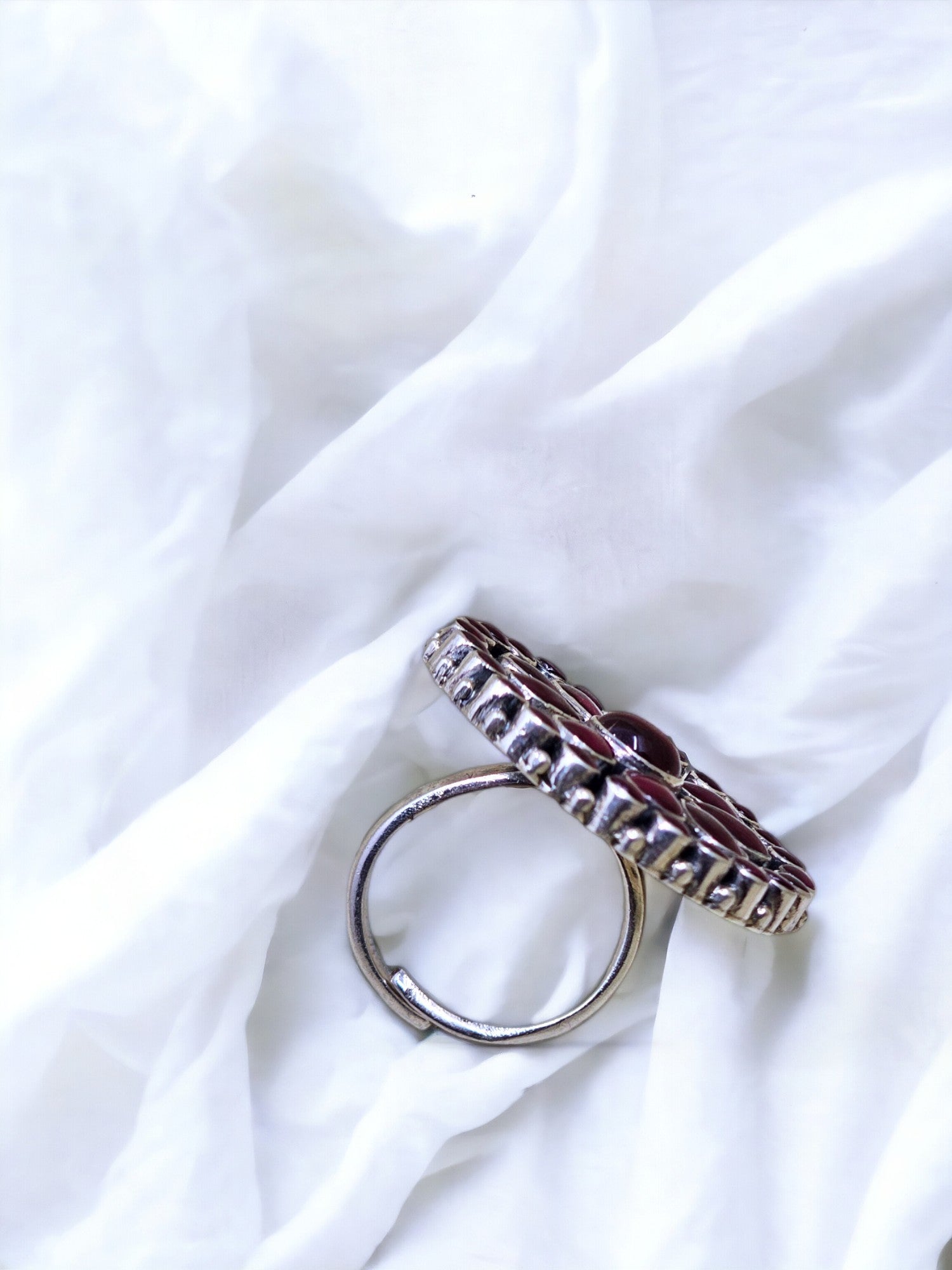 Maharani Cocktail- Intricate Motif Ring - PSA Jewels