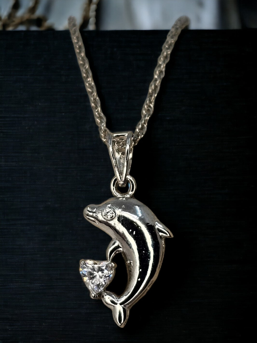 Sterling Silver Dolphin Pendant - PSA Jewels