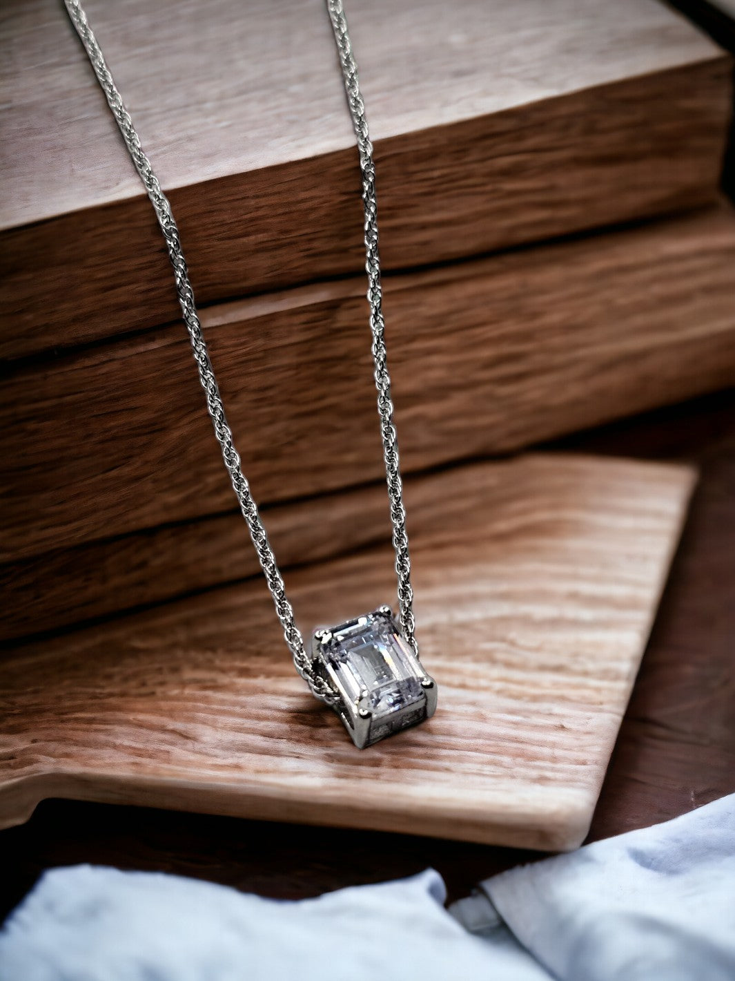 Sterling Silver Fair and Square Pendant - PSA Jewels
