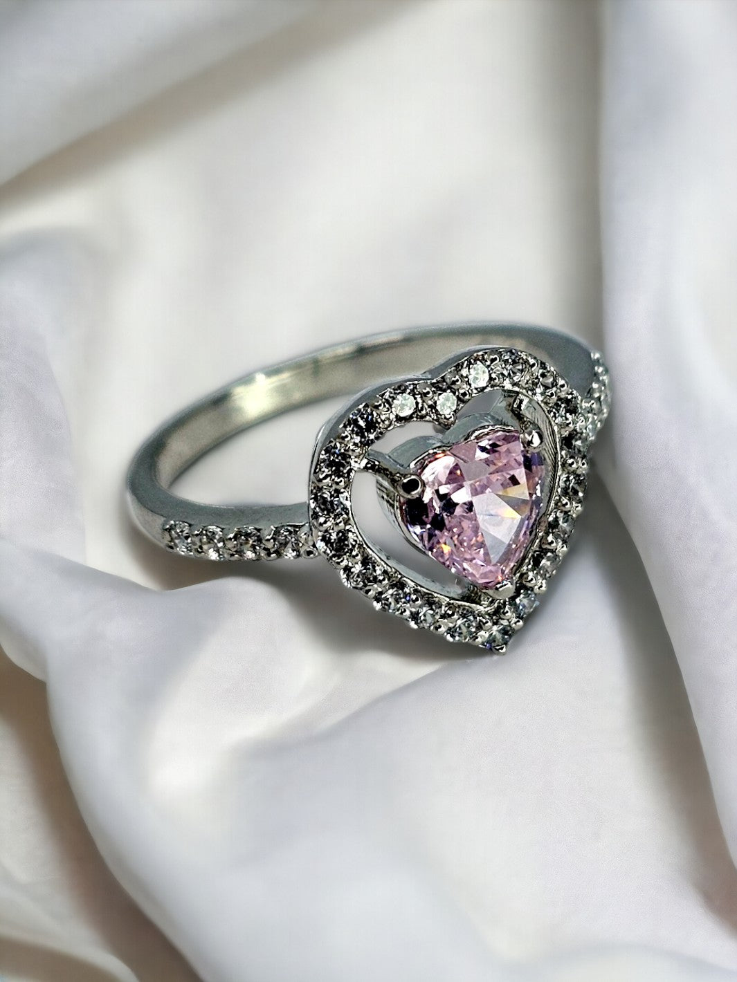 Silver 'Heart of Fire' Ring - PSA Jewels