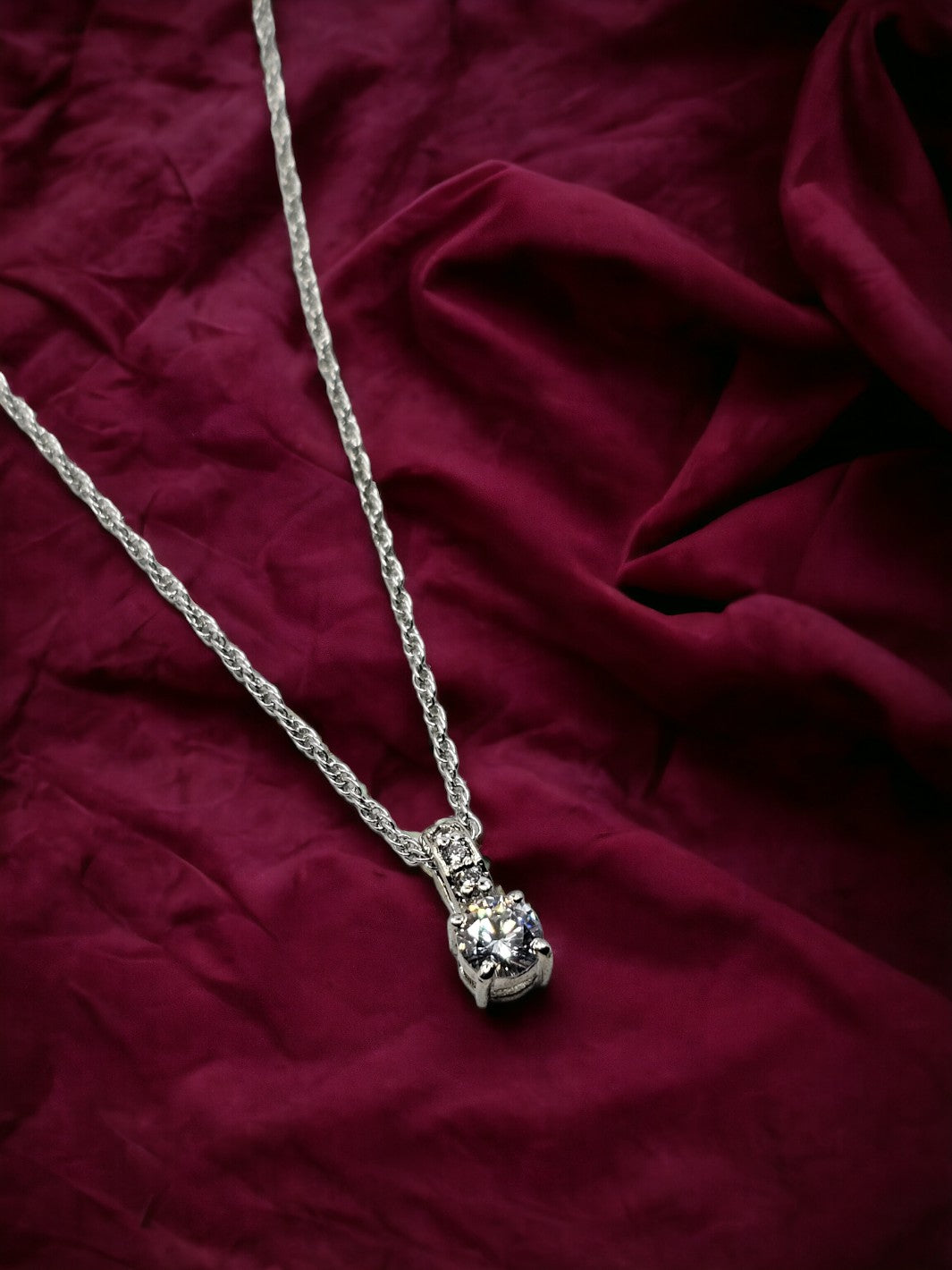 Sterling Silver Round Pendant - PSA Jewels