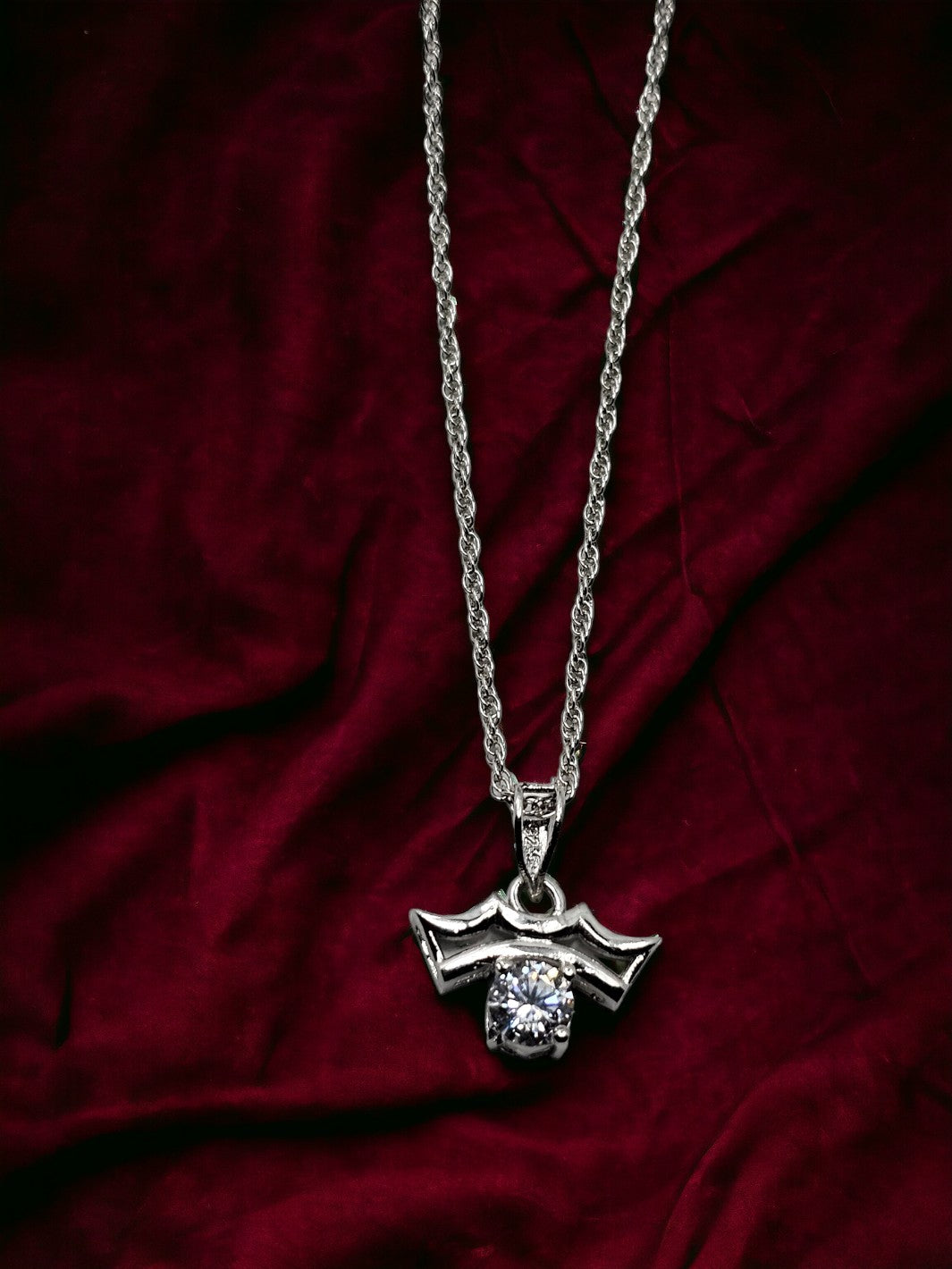 Sterling Silver Crown Pendant - PSA Jewels