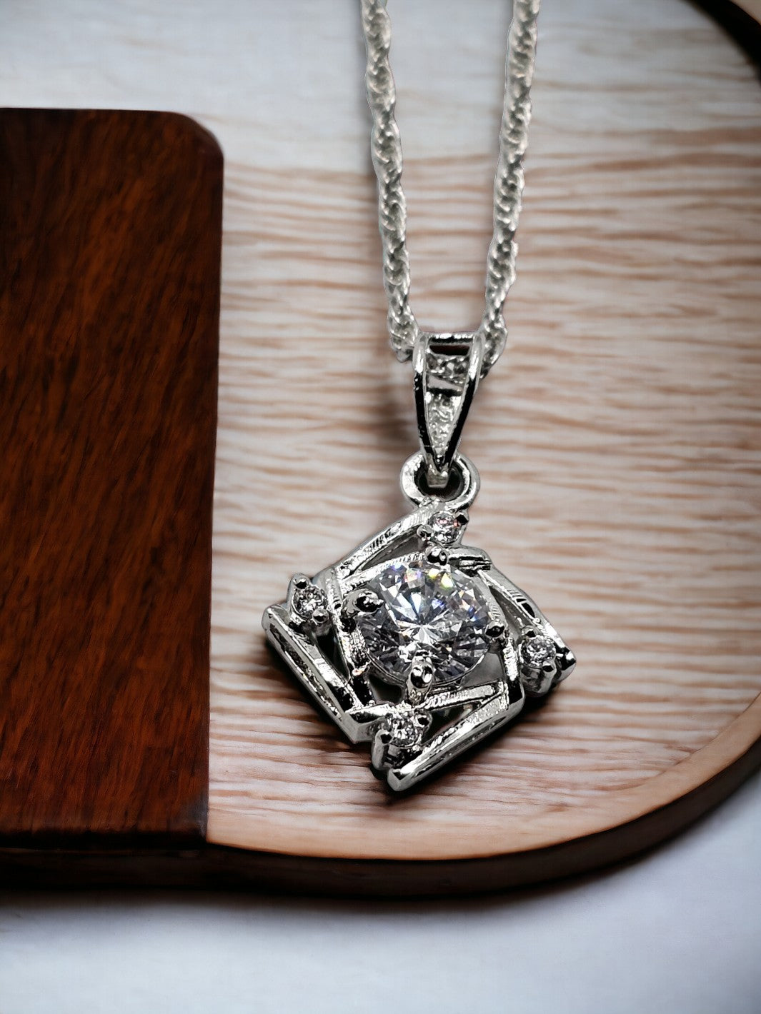Vintage-Geometric-Square-Pendant - PSA Jewels