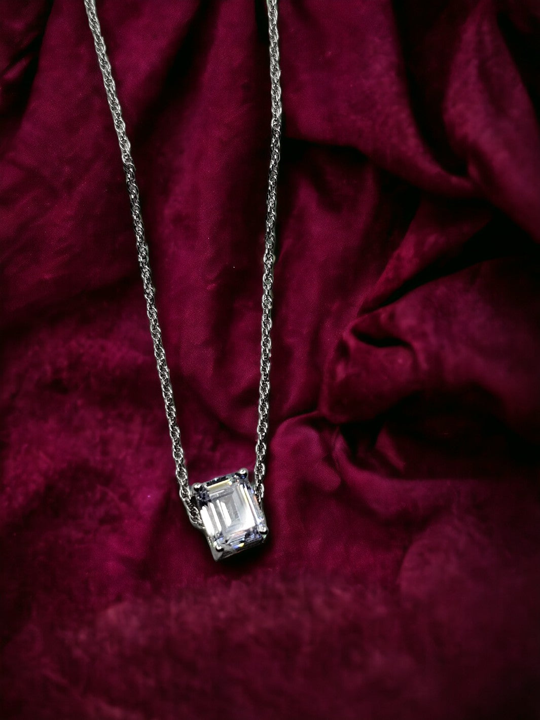 Sterling Silver Fair and Square Pendant - PSA Jewels