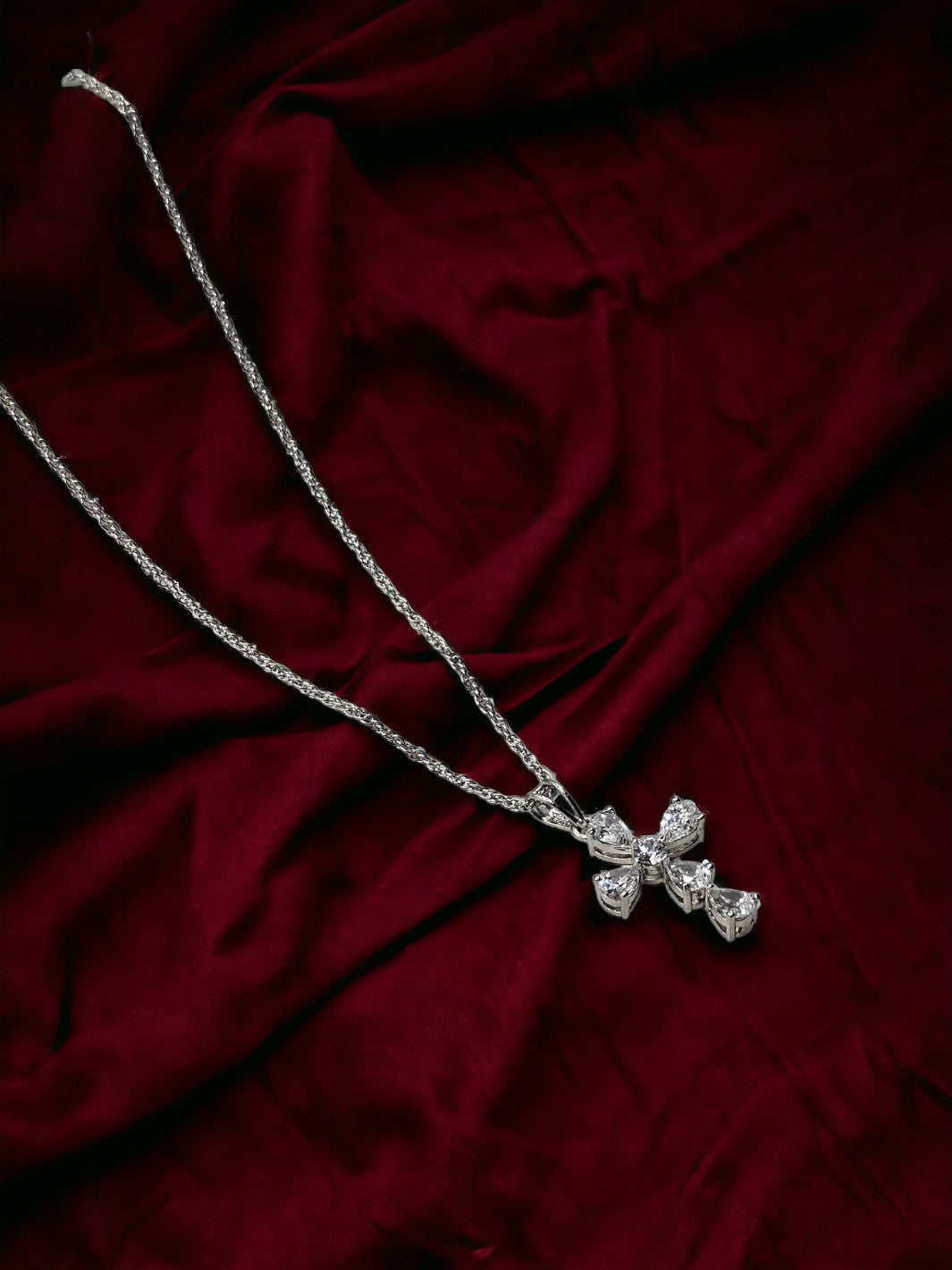 Sterling Silver Cross with Jesus Pendant - PSA Jewels