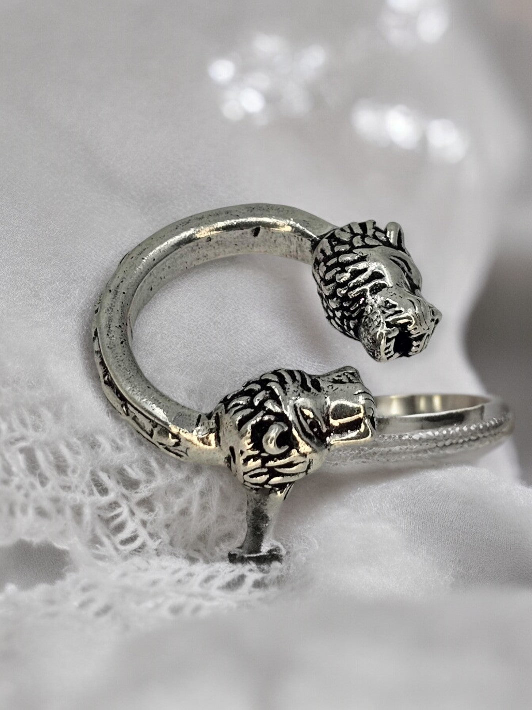 Silver Tiger Ring - PSA Jewels