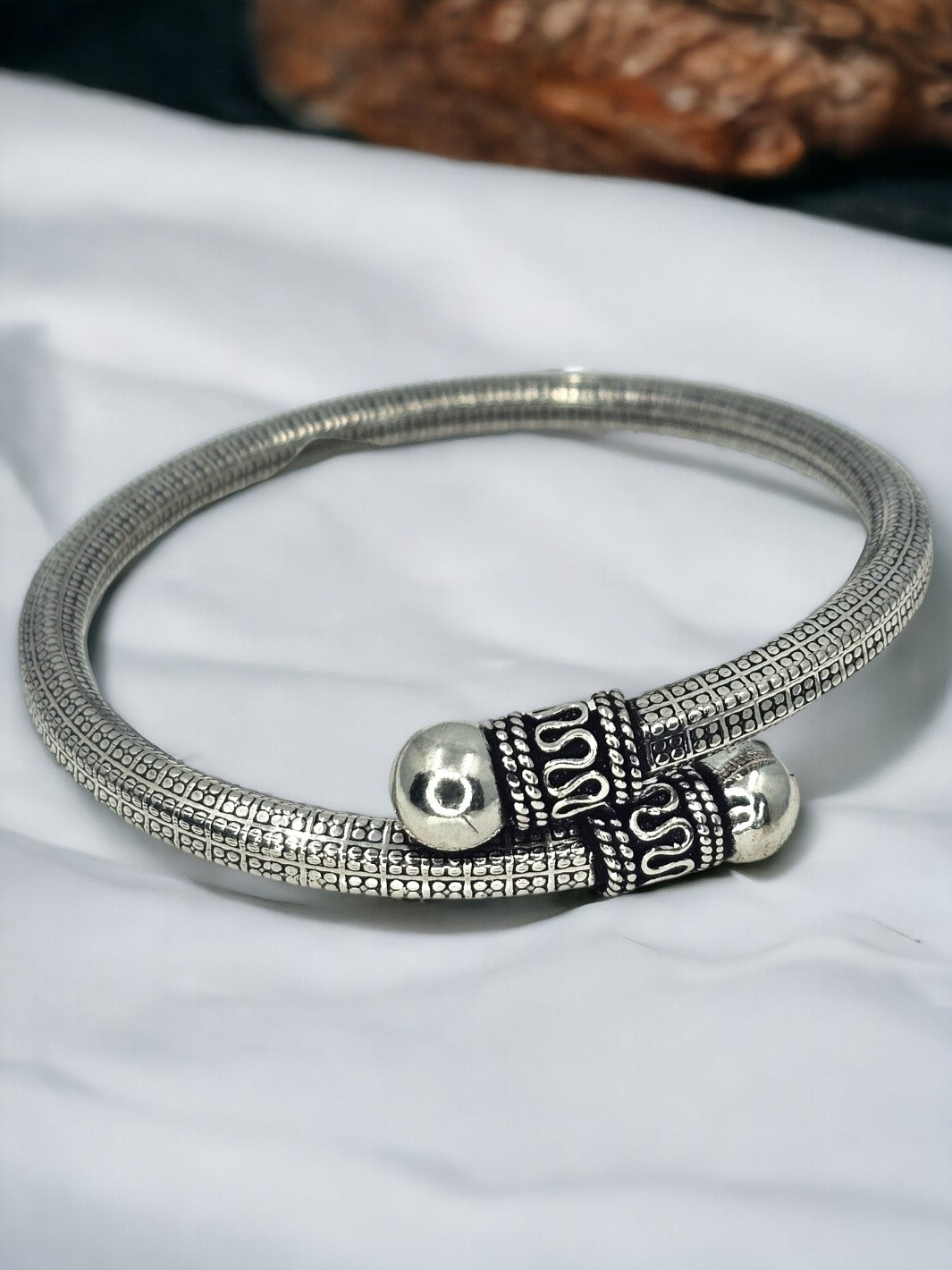 Silver Flexible Open Bracelet - PSA Jewels