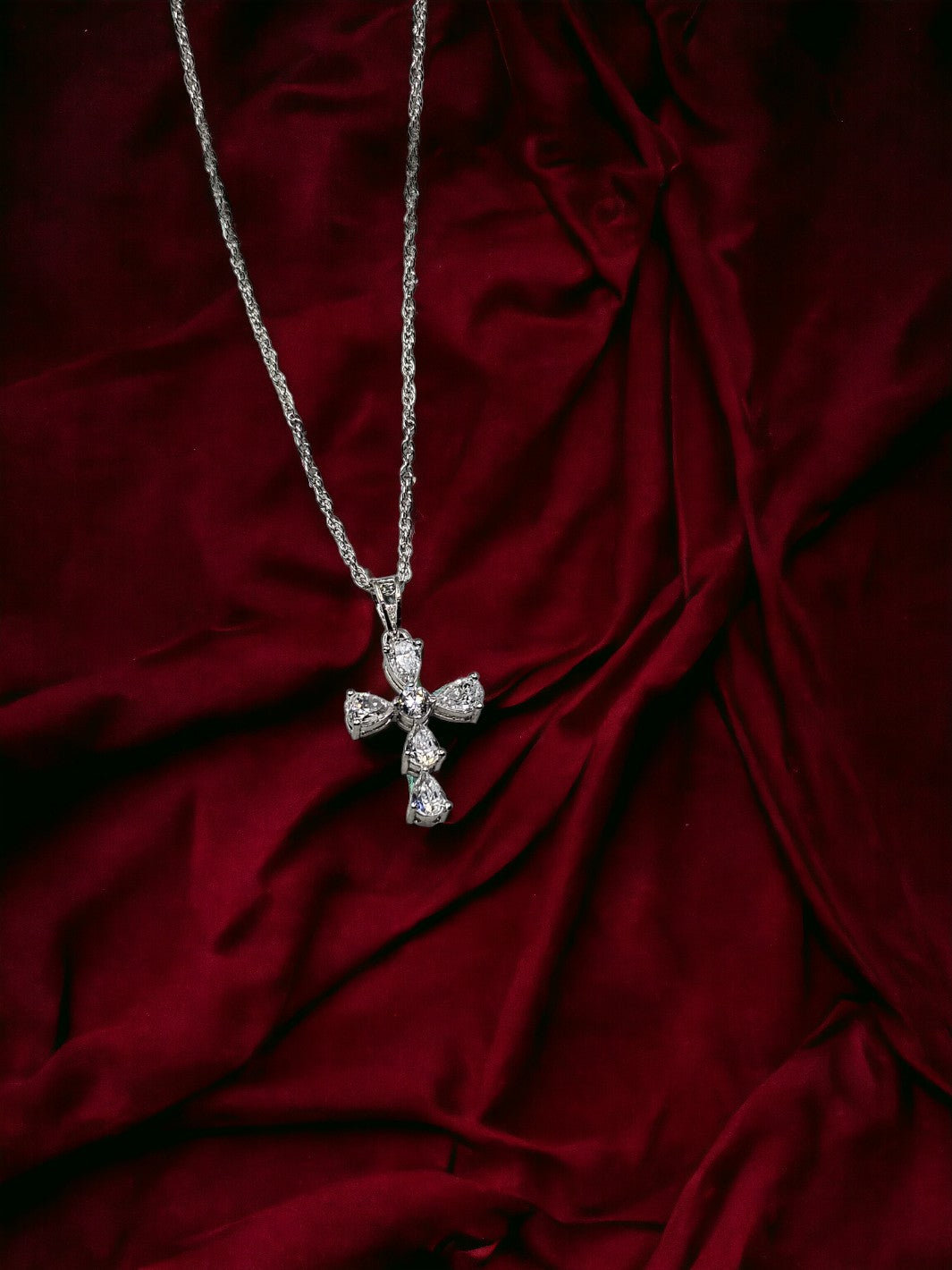 Sterling Silver Cross with Jesus Pendant - PSA Jewels