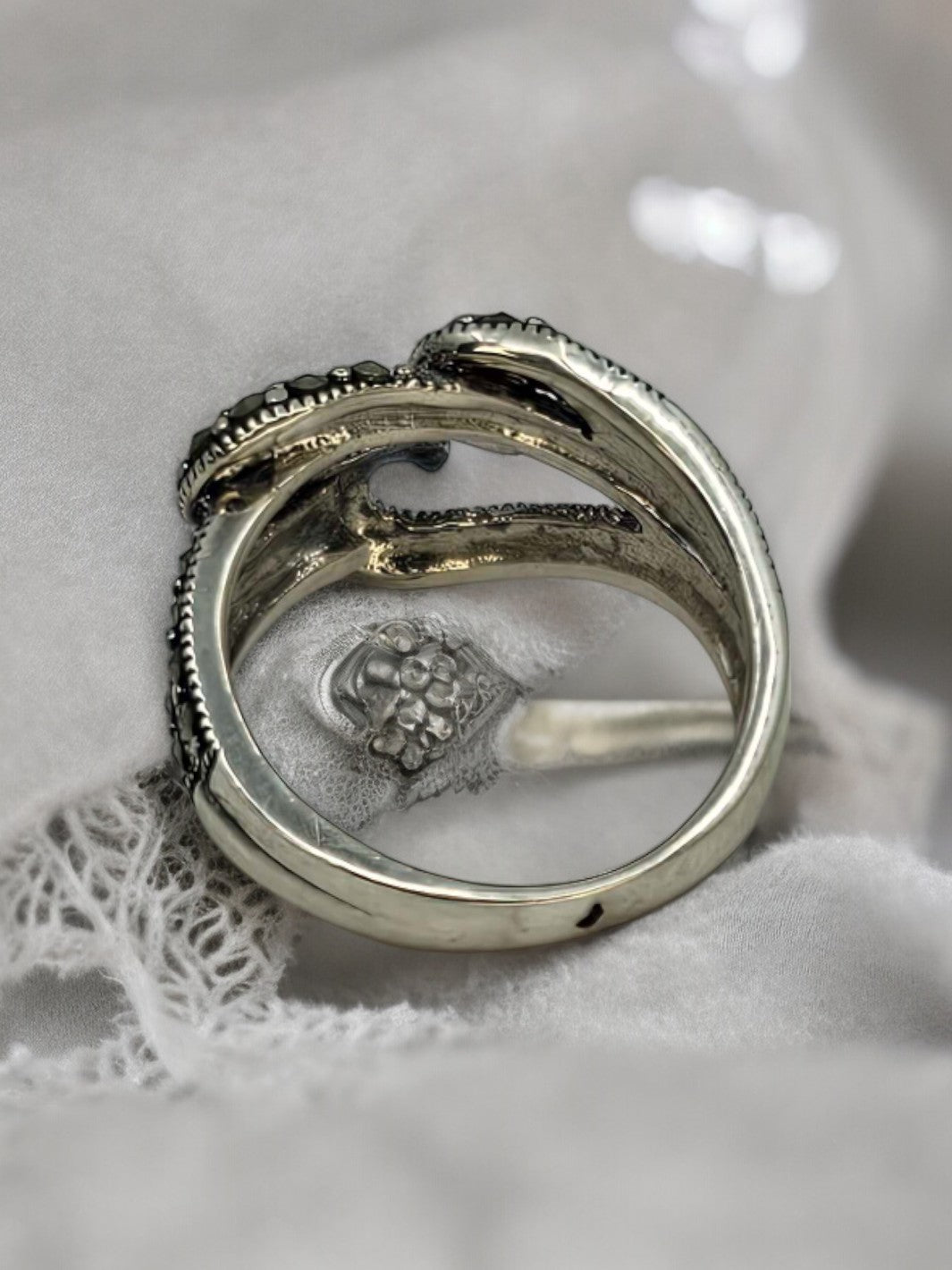 Marcasite Om Ring - PSA Jewels