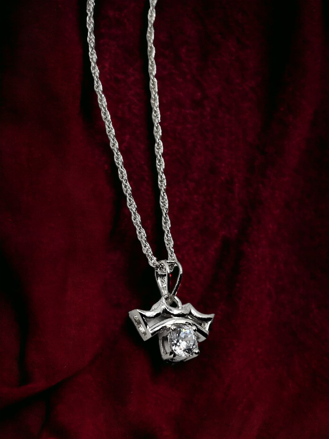 Sterling Silver Crown Pendant - PSA Jewels