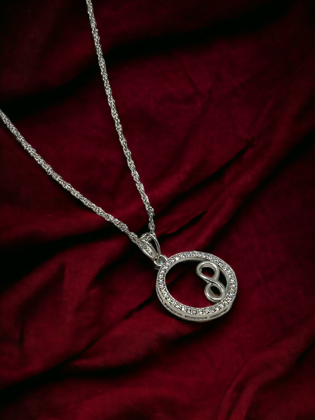 Sterling Silver Infinity Pendant - PSA Jewels