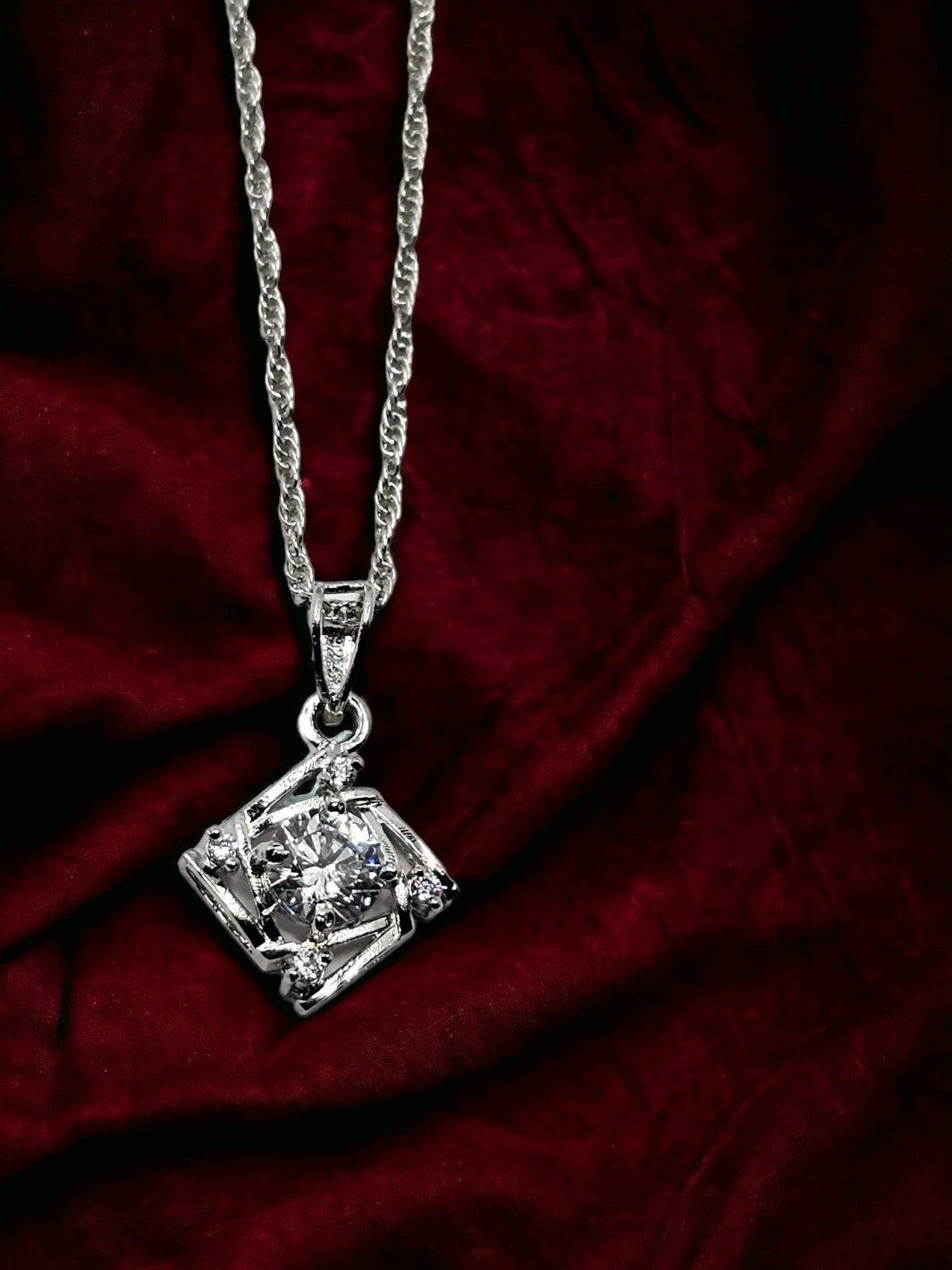 Vintage-Geometric-Square-Pendant - PSA Jewels