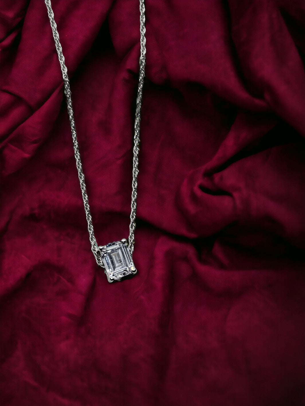 Sterling Silver Fair and Square Pendant - PSA Jewels