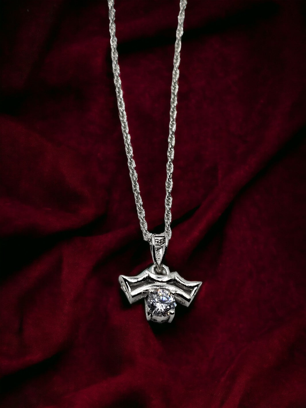 Sterling Silver Crown Pendant - PSA Jewels