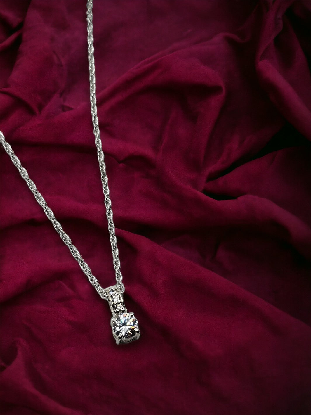Sterling Silver Round Pendant - PSA Jewels