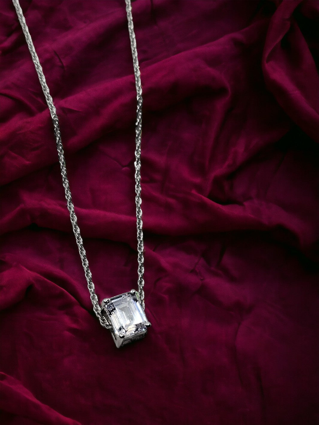 Sterling Silver Fair and Square Pendant - PSA Jewels