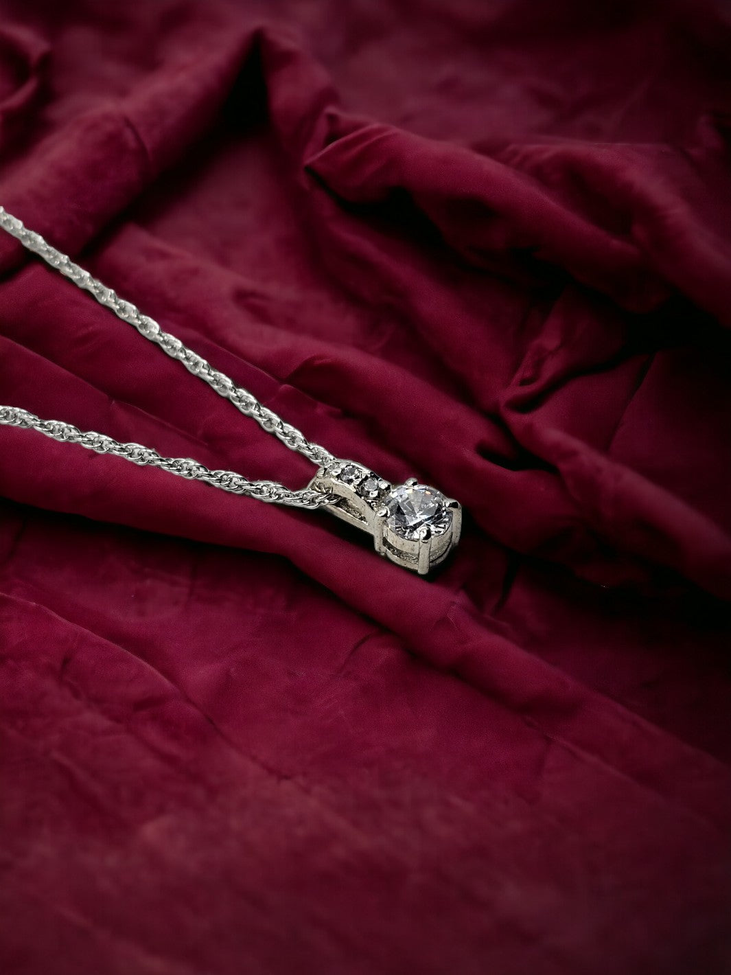 Sterling Silver Round Pendant - PSA Jewels