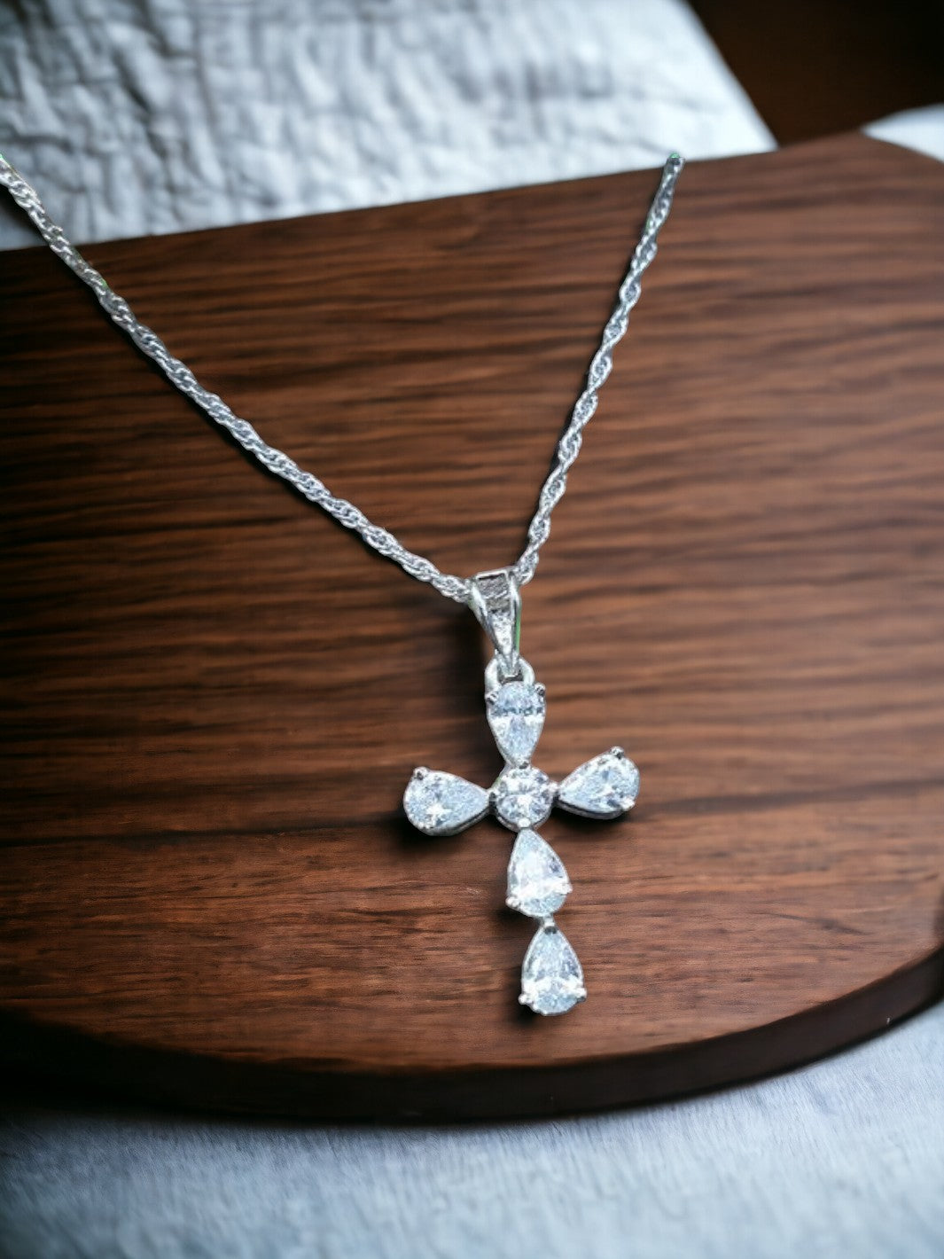 Sterling Silver Cross with Jesus Pendant - PSA Jewels