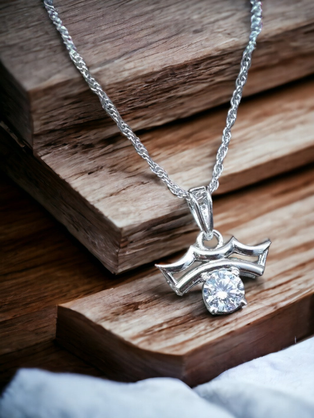 Sterling Silver Crown Pendant - PSA Jewels