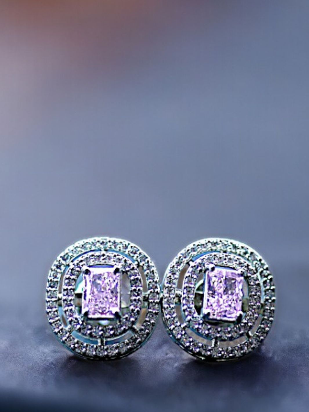 Double Halo Earring - PSA Jewels