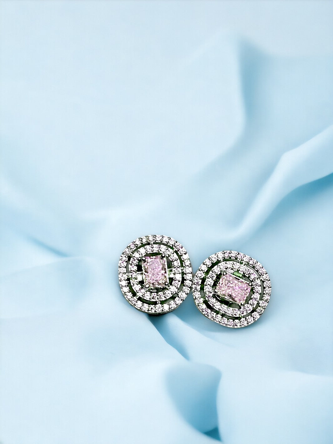 Double Halo Earring - PSA Jewels