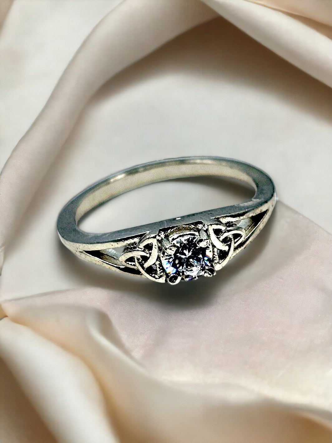 Silver Blossom Patterned Ring - PSA Jewels