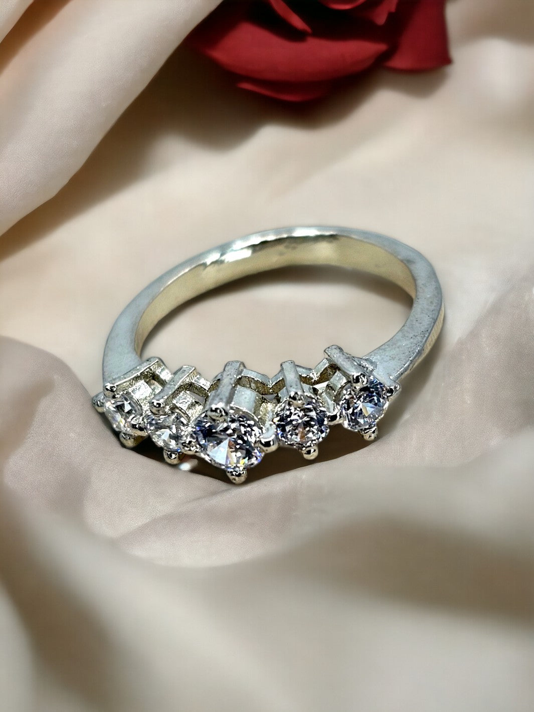 Silver Ornate Jewel Ring - PSA Jewels