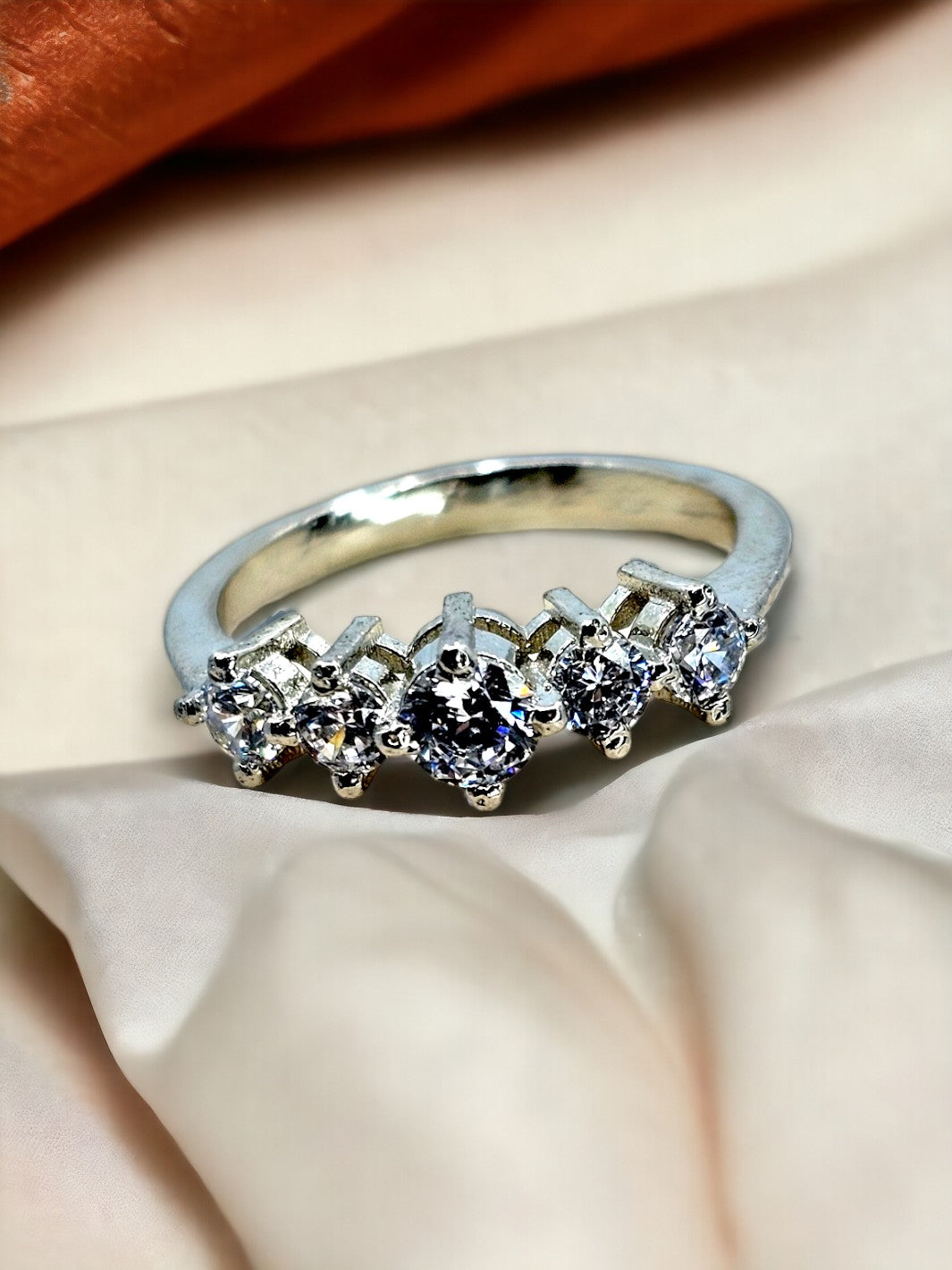 Silver Ornate Jewel Ring - PSA Jewels