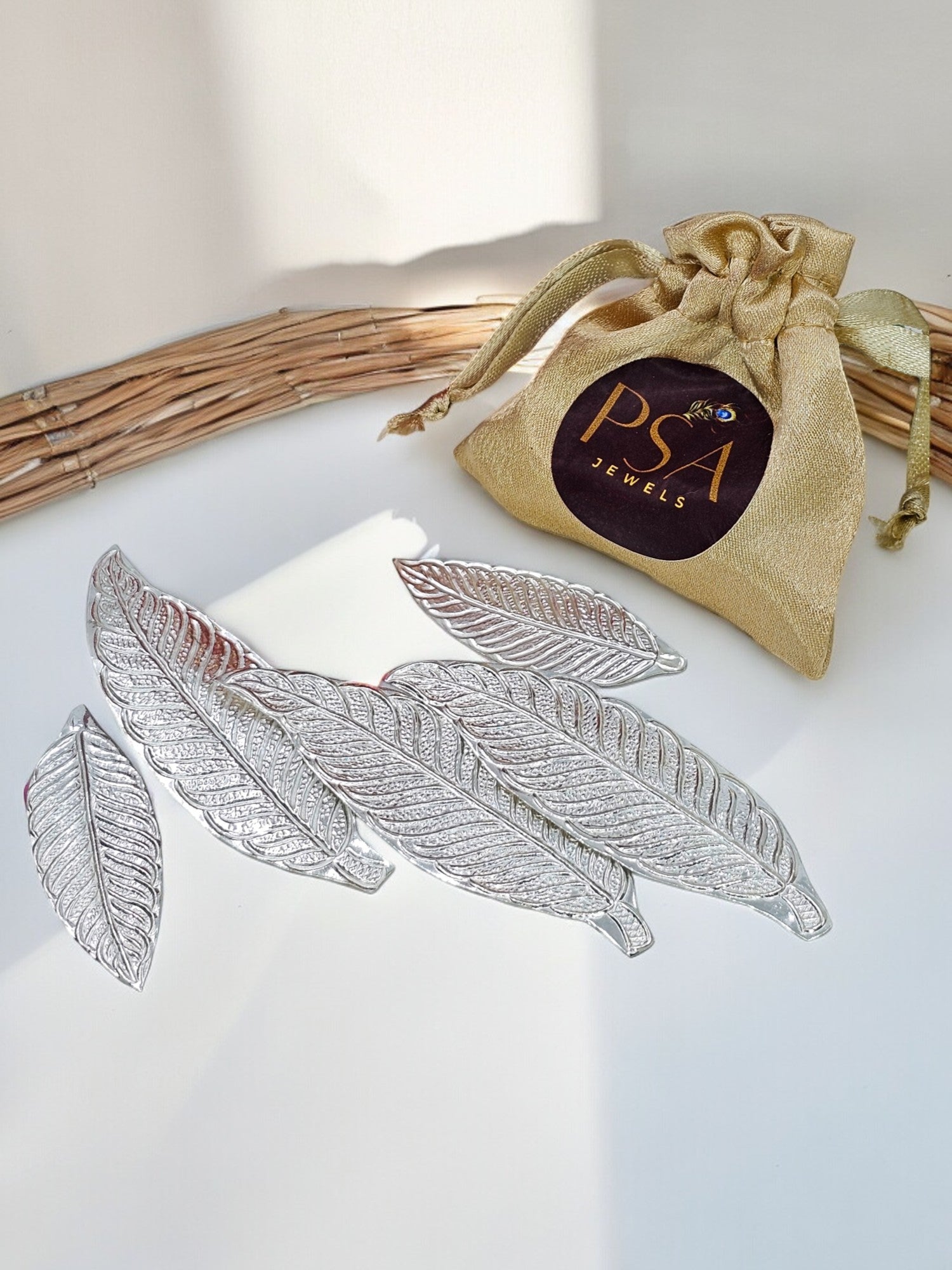 Silver Aam Pata/ Mango Leaves - PSA Jewels