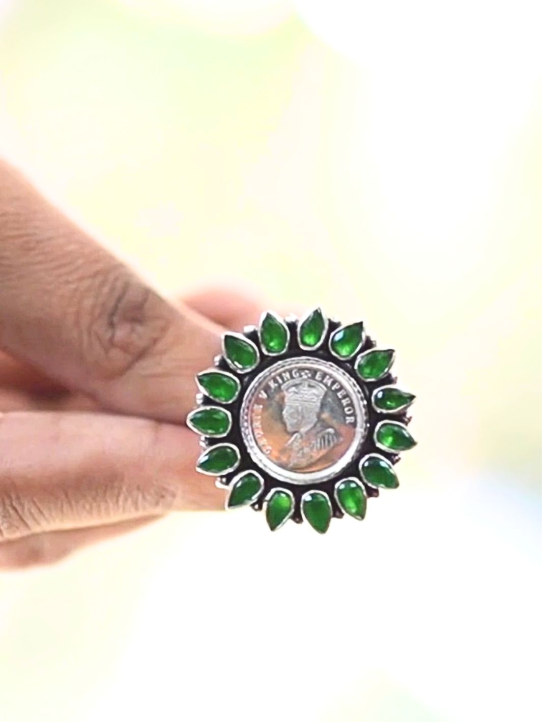 Georgia King Rajwadi Flower Ring - PSA Jewels