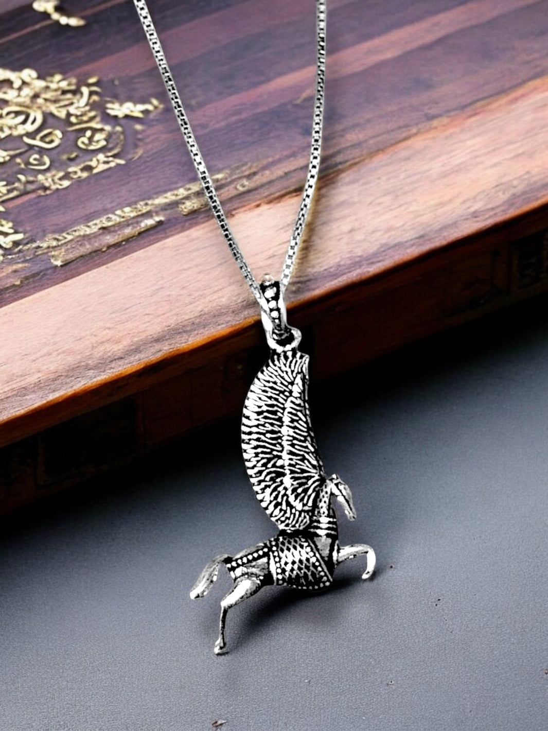 Pegasus Fly Horse Pendant With Chain - PSA Jewels
