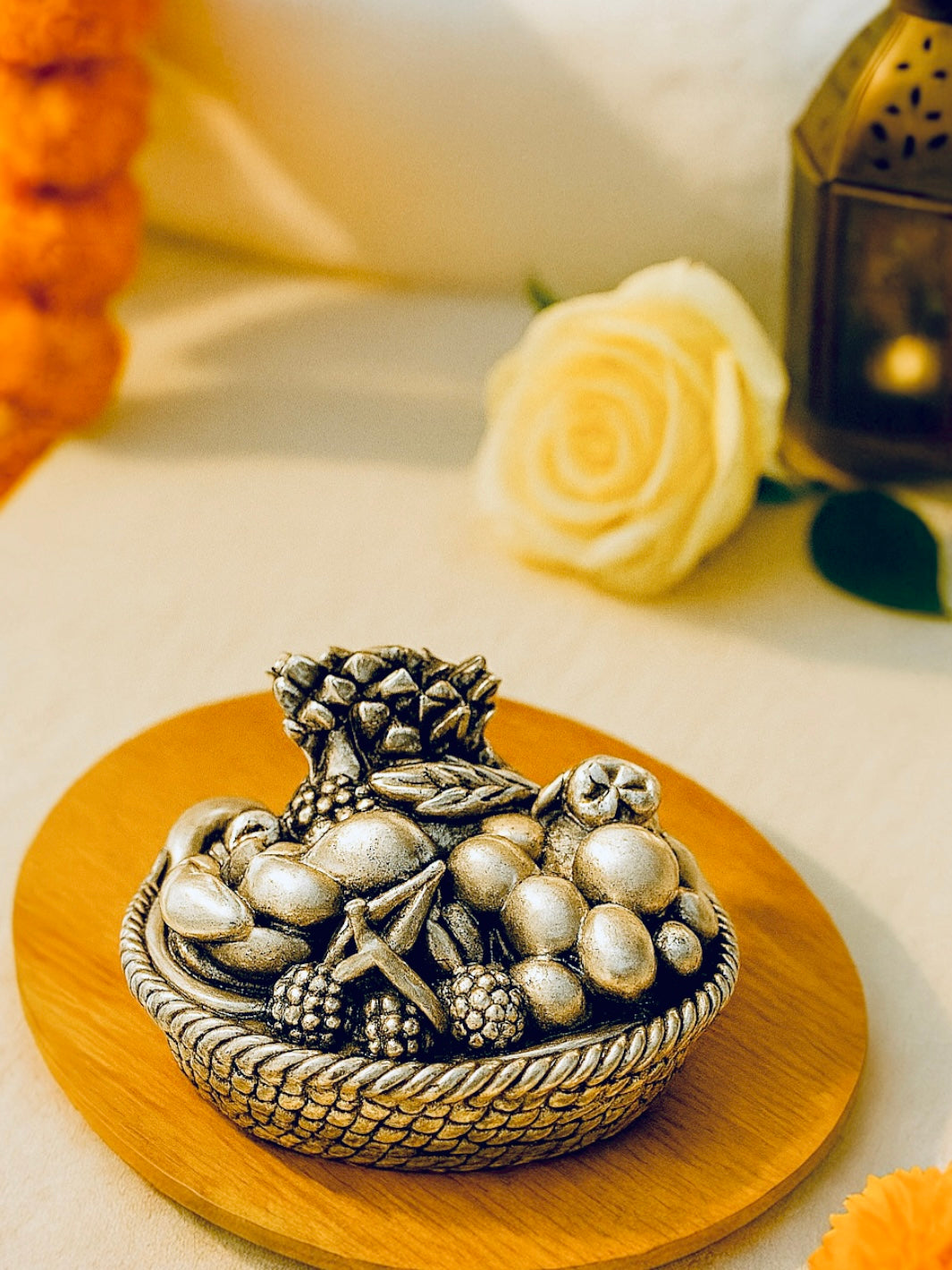 Silver Fruit Basket