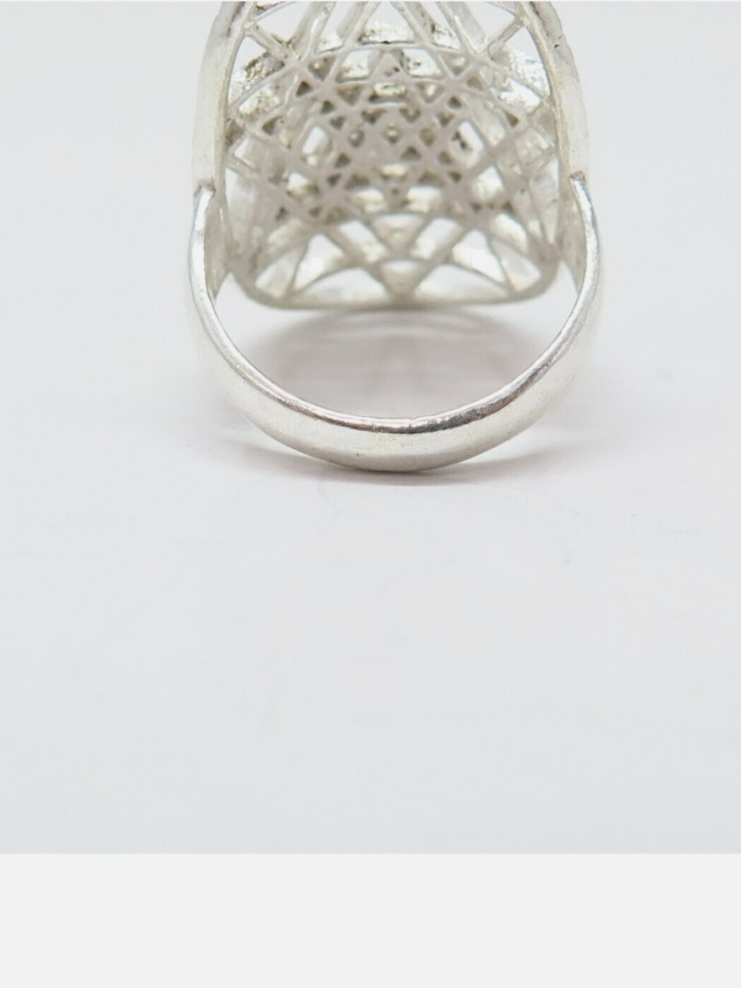 Yantra Meditation Pure Silver Ring - PSA Jewels