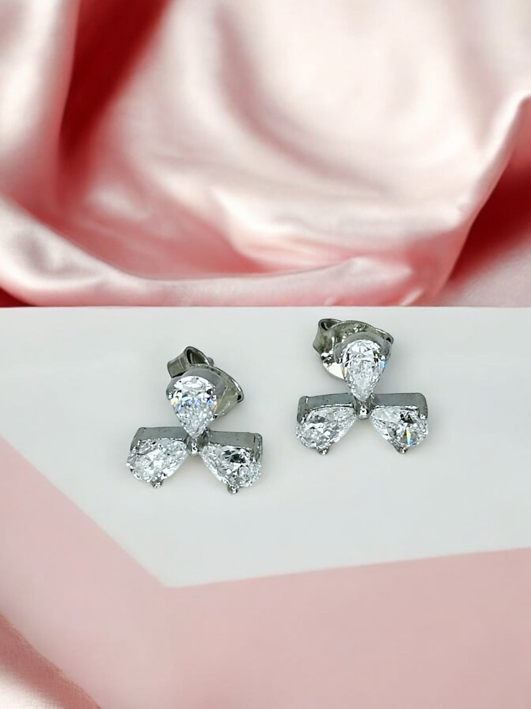 Leya stud Silver Earring - PSA Jewels