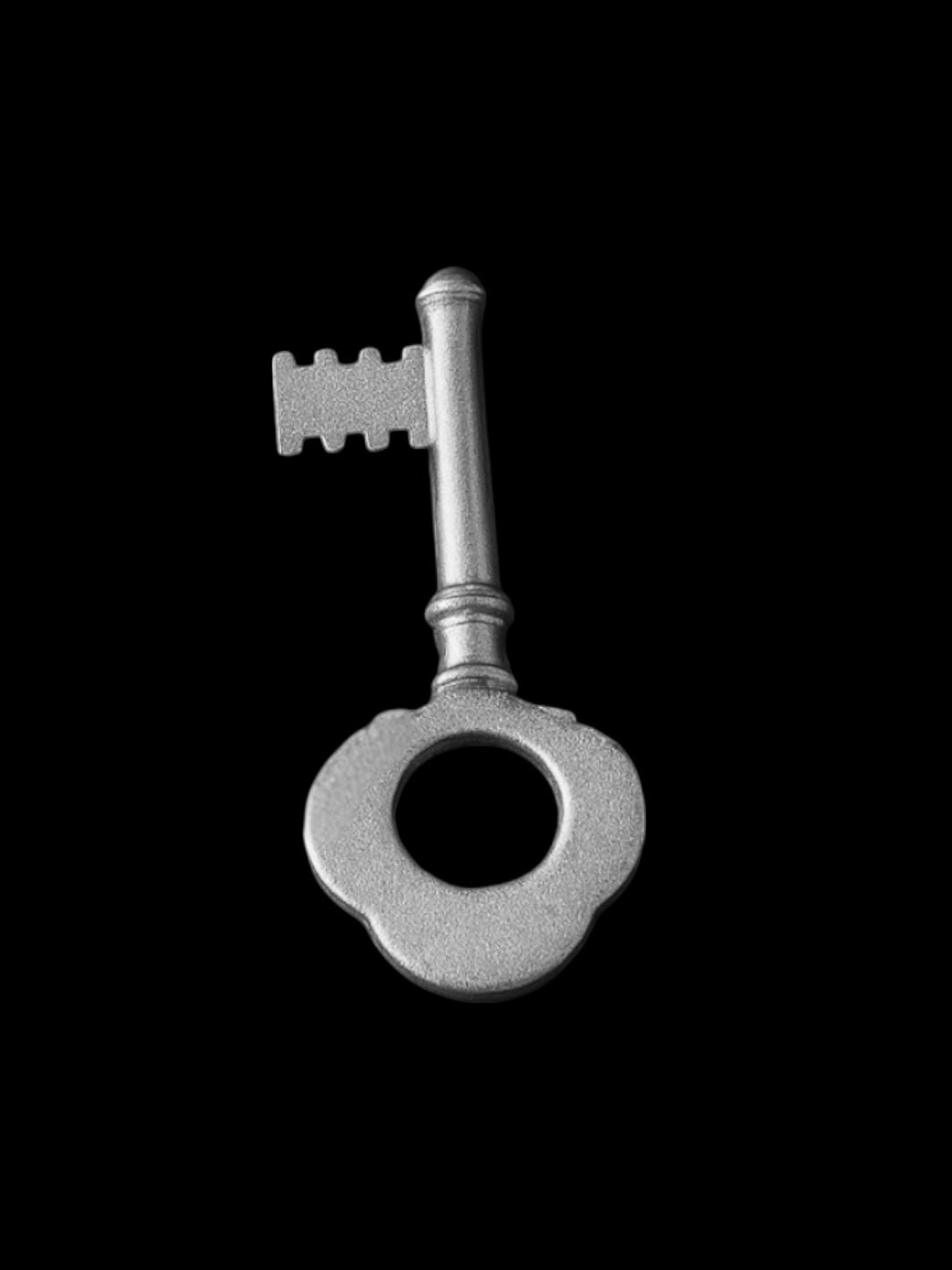 Pure Silver Antique Good Luck Key/ Chabbi