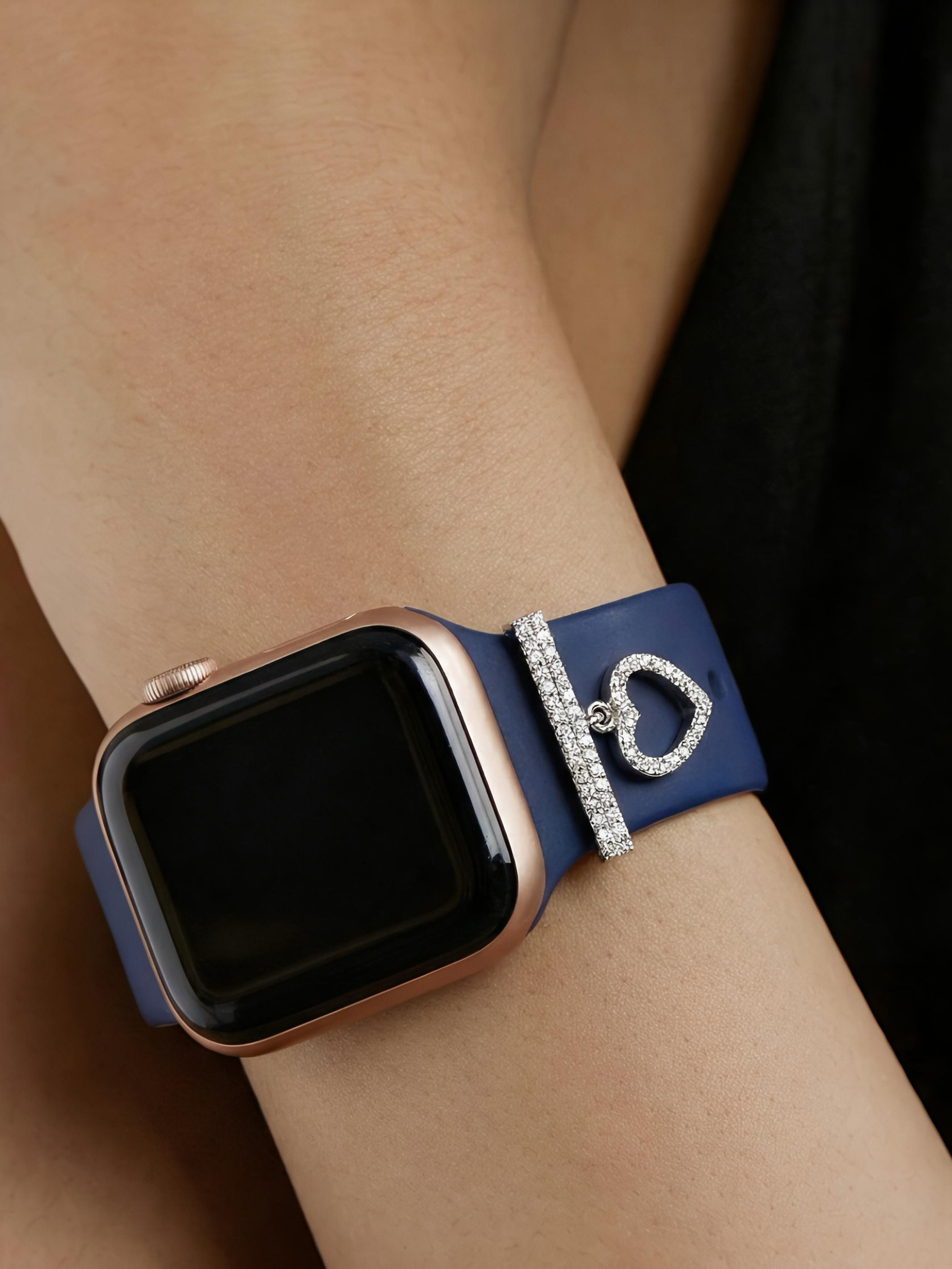 The Sparkling Heart SmartWatch Charm