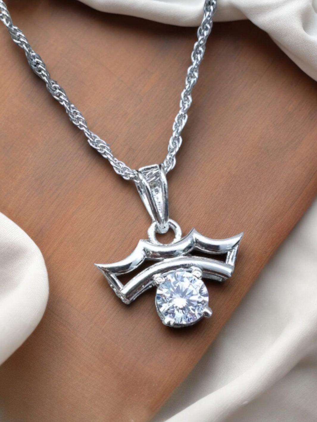 Sterling Silver Crown Pendant - PSA Jewels