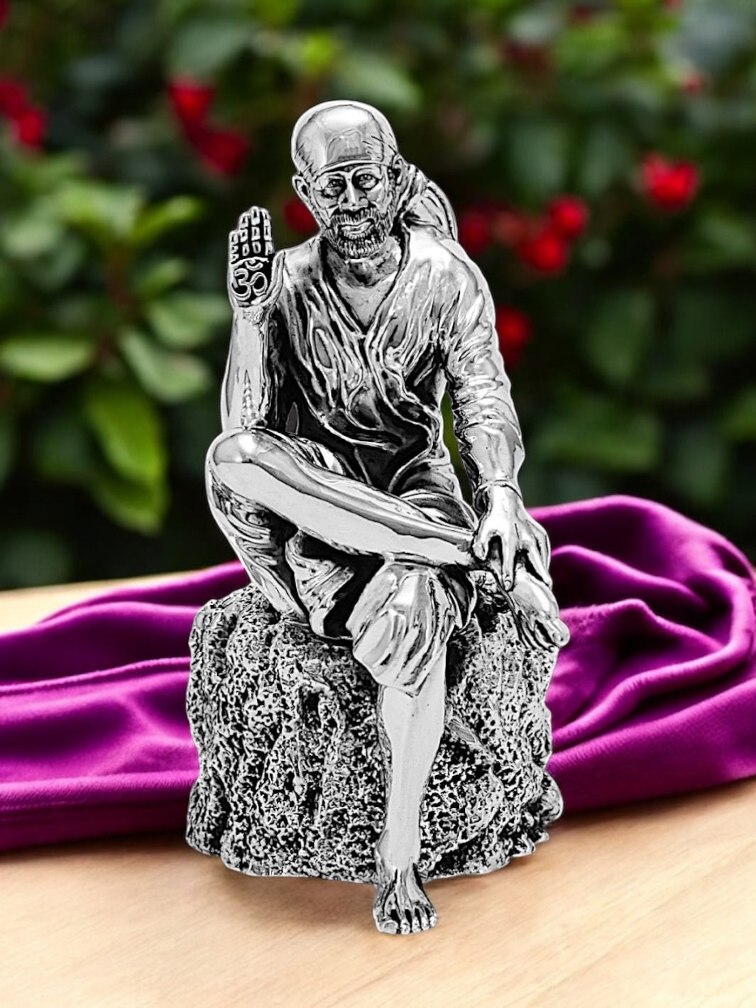 Pure Silver Sai Baba Idol