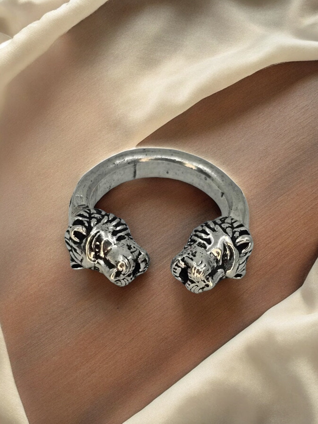 Silver Tiger Ring - PSA Jewels