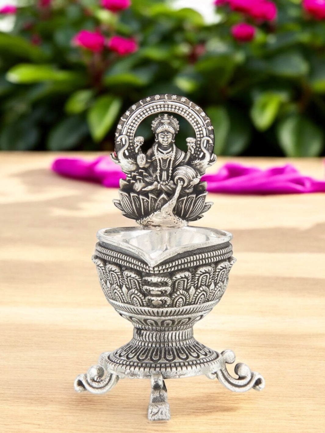 Pure Silver Kamakshi Deepam