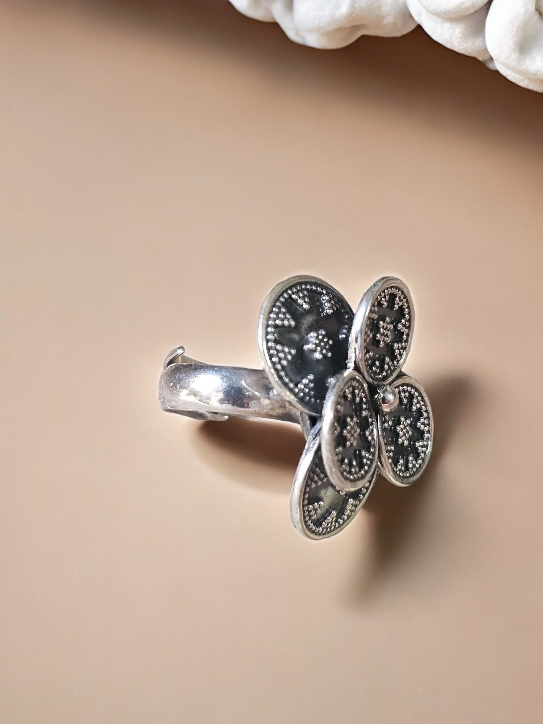 Artistic Multistack Flower Ring - PSA Jewels