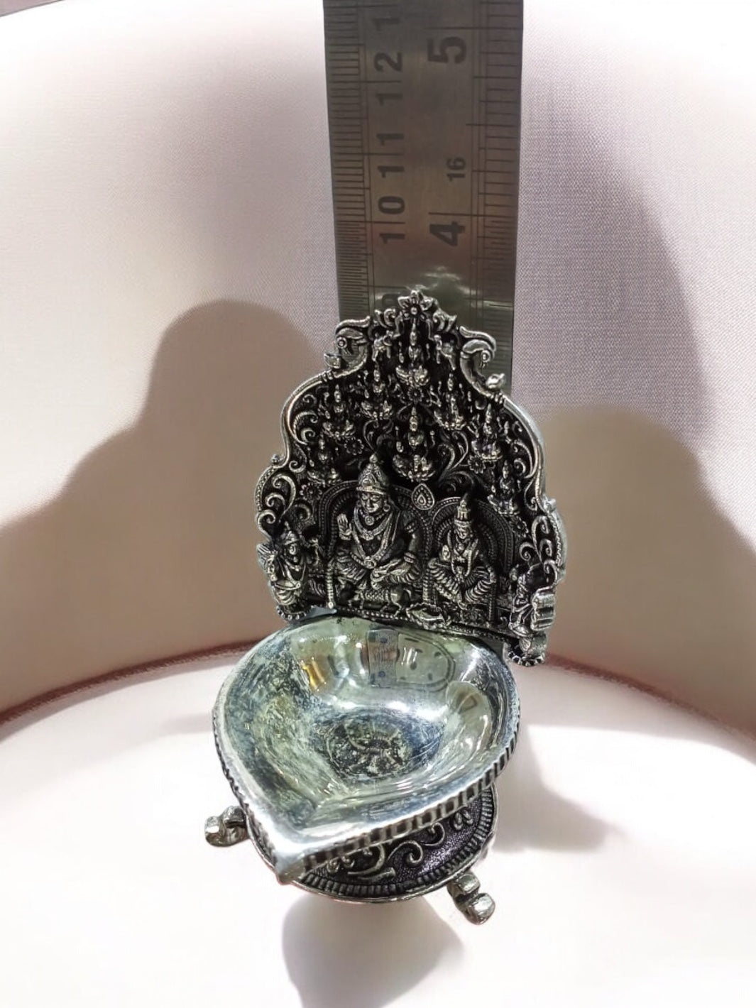 Pure Silver Kubera Kamakshi Deepam - PSA Jewels