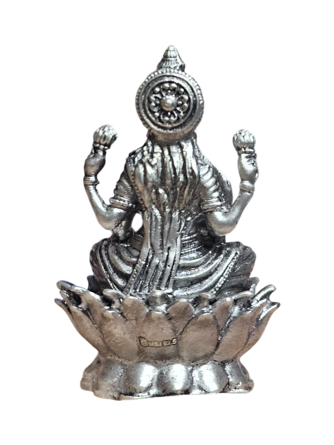 Pure Antique Silver Lakshmi Idol - PSA Jewels