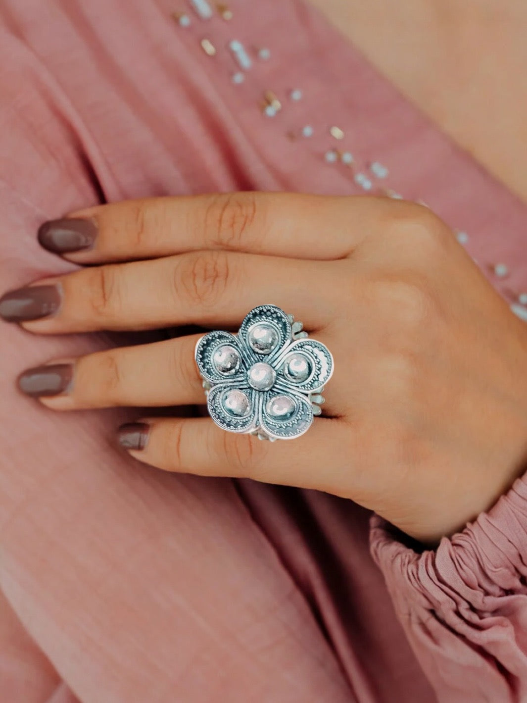 Boho Floral Ring - PSA Jewels