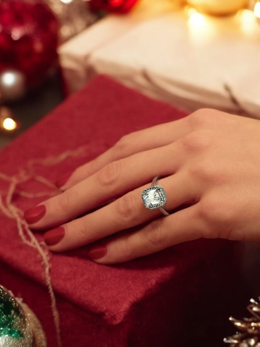 Silver Emerald Cut Ring - PSA Jewels