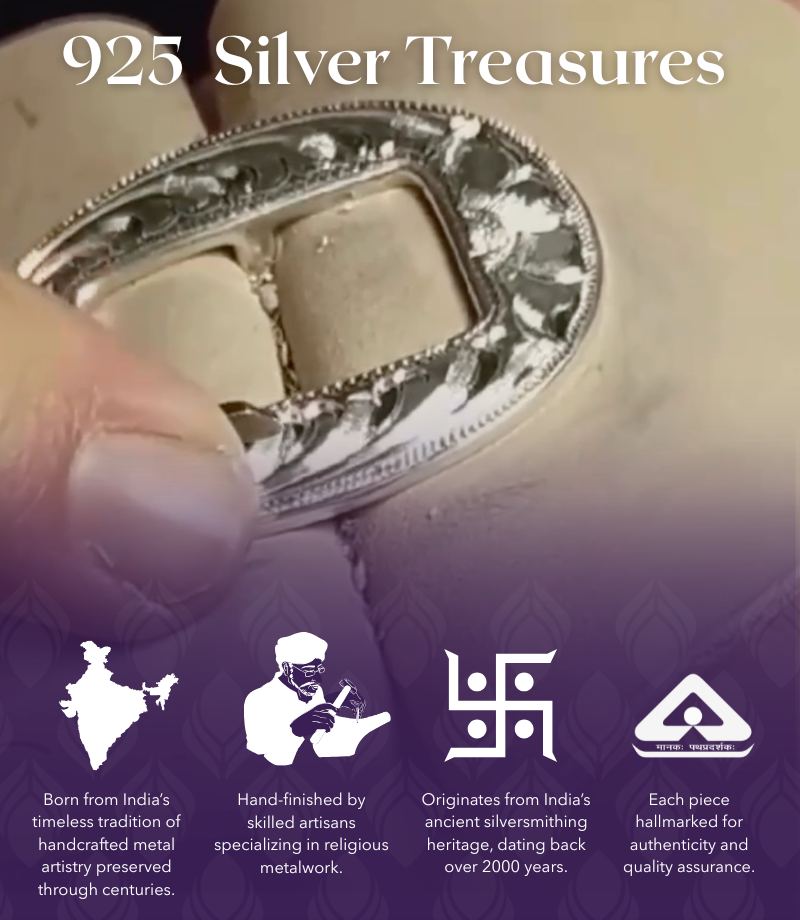 Mahavir Bhagwan Rose Gold Polish 999 Silver Coin