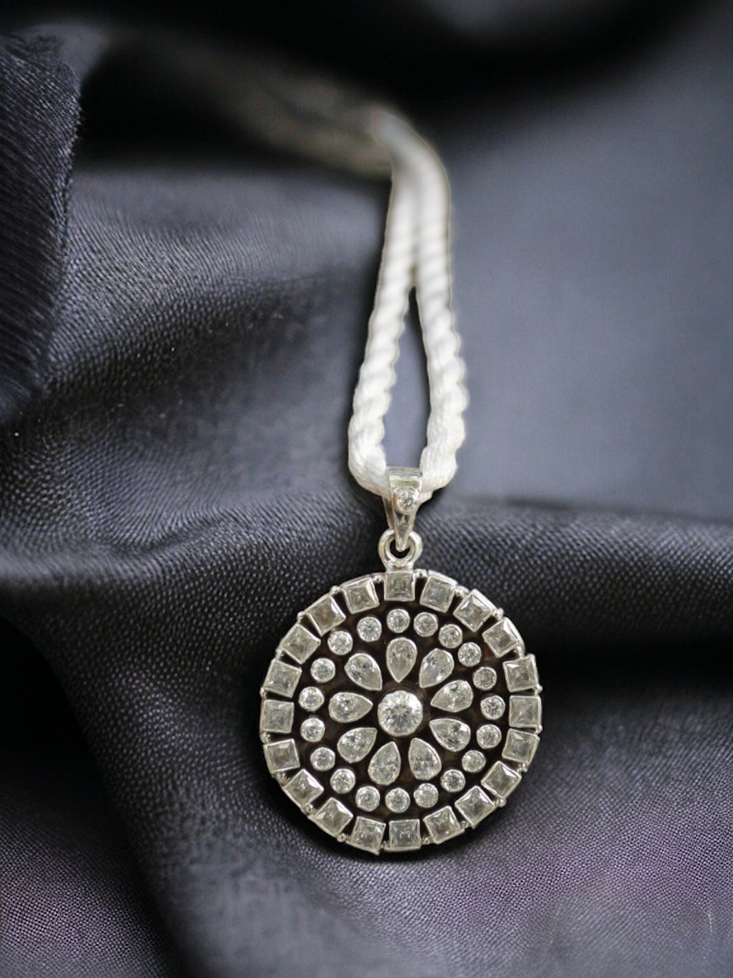 Polki Stone Cut Pendant - PSA Jewels