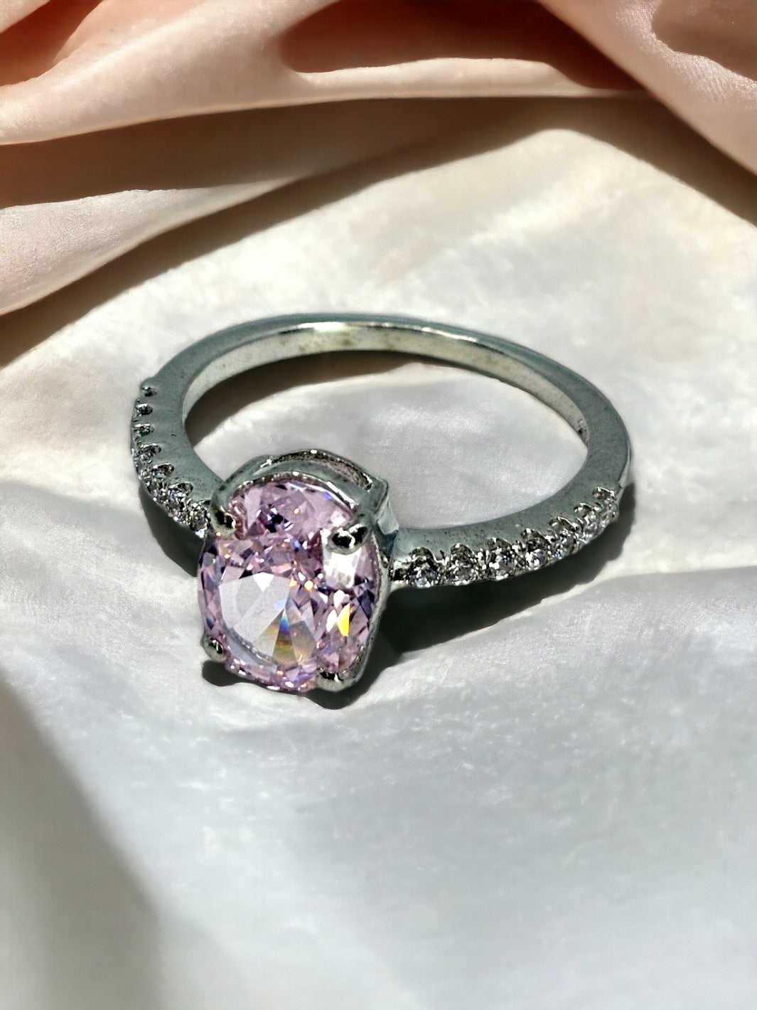 Silver Yellow or Purple Sapphire Ring - PSA Jewels