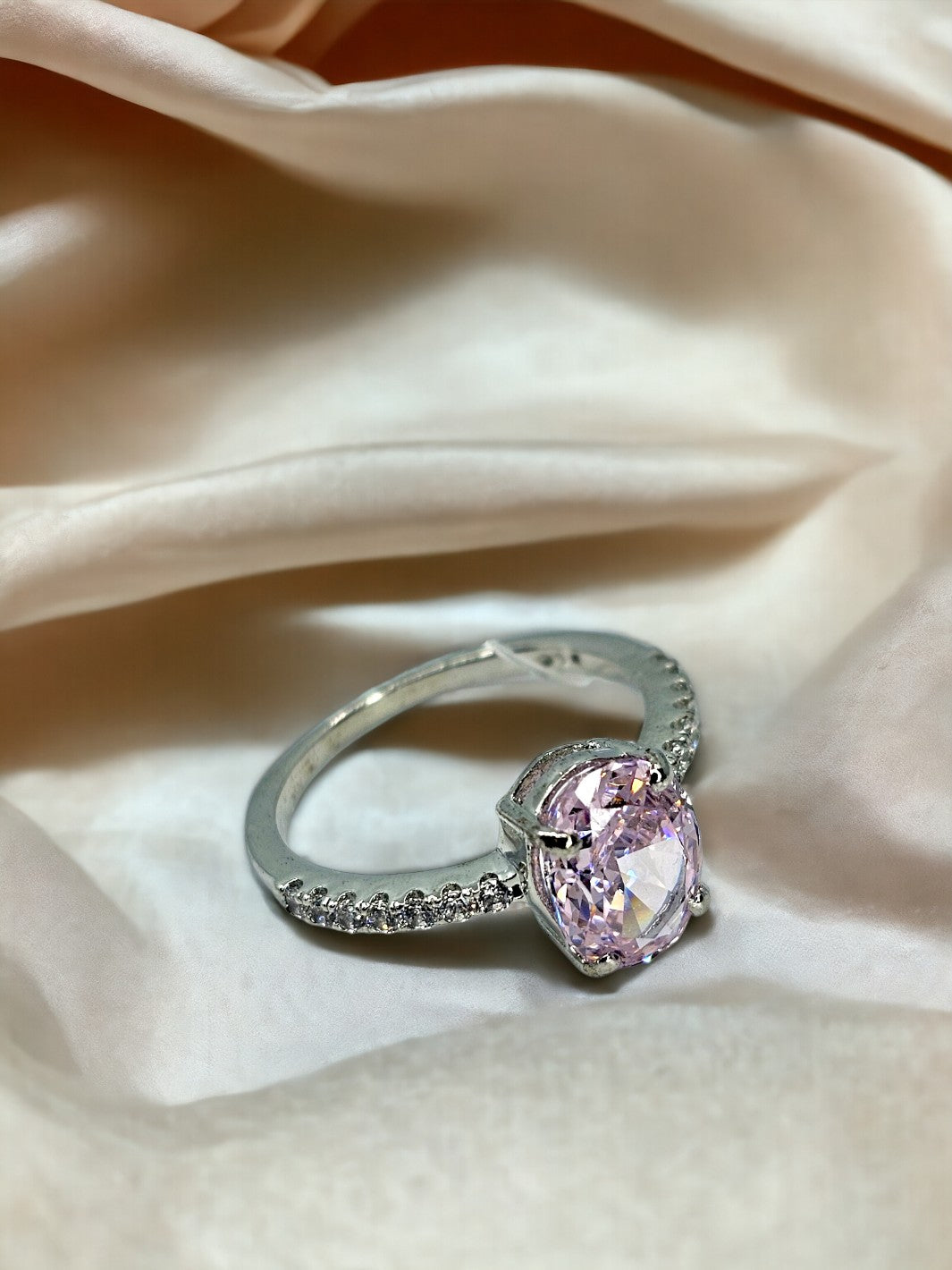 Silver Yellow or Purple Sapphire Ring - PSA Jewels